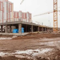 Процесс строительства ЖК «Левобережный» , Март 2017