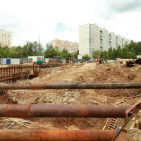 Процесс строительства ЖК «Счастье в Лианозово» (ранее «Дом на Абрамцевской»), Июнь 2017