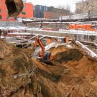 Процесс строительства ЖК «Оливковый дом», Февраль 2018