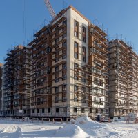 Процесс строительства ЖК «Пироговская ривьера», Январь 2017