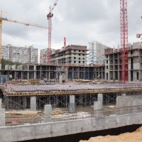 Процесс строительства ЖК «Оранж Парк», Май 2016