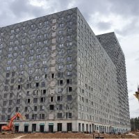 Процесс строительства ЖК «Мякинино парк», Апрель 2020