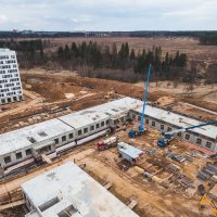Процесс строительства ЖК «Жемчужина Зеленограда», Апрель 2018