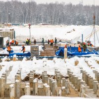 Процесс строительства ЖК «Восточное Бутово» (Боброво), Февраль 2018