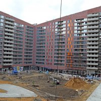 Процесс строительства ЖК «Лайнер» («Дом на Ходынке»), Май 2017