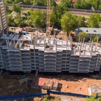 Процесс строительства ЖК «Авентин», Июнь 2017