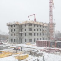 Процесс строительства ЖК «Фестиваль парк», Февраль 2018