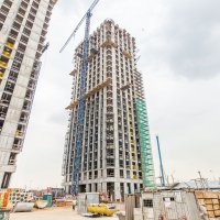 Процесс строительства ЖК «Метрополия», Июнь 2019