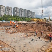 Процесс строительства ЖК «Орехово-Борисово», Июнь 2017