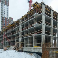 Процесс строительства ЖК «Лефортово парк» , Январь 2018