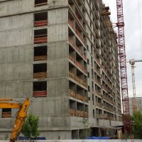 Процесс строительства ЖК «Хорошёвский», Июнь 2015