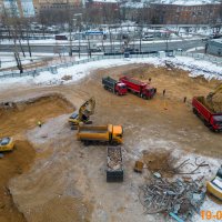 Процесс строительства ЖК «Томилинский бульвар» , Январь 2023