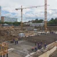 Процесс строительства ЖК «Черняховского, 19», Июль 2017