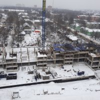 Процесс строительства ЖК «Центральный» (Щёлково), Февраль 2018