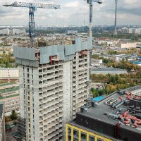 Процесс строительства ЖК «Савеловский Сити», Сентябрь 2019