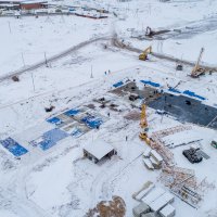 Процесс строительства ЖК «Зелёный парк», Декабрь 2021