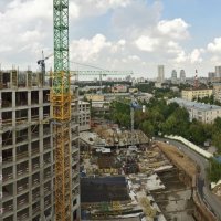 Процесс строительства ЖК «Октябрьское поле», Август 2016