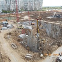 Процесс строительства ЖК UP-квартал «Сколковский», Май 2016