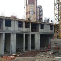 Процесс строительства ЖК «Смольная, 44» , Февраль 2017