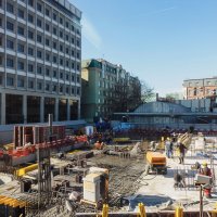 Процесс строительства ЖК Mitte («Митте»), Апрель 2019