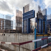Процесс строительства ЖК «Лосиноостровский парк», Октябрь 2021