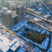 Процесс строительства ЖК «Серебряный Фонтан», Январь 2019