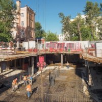 Процесс строительства ЖК «Малая Ордынка, 19» , Август 2017
