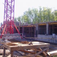 Процесс строительства ЖК «АиБ», Май 2017