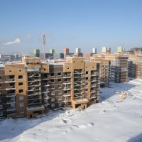 Процесс строительства ЖК «Татьянин парк», Февраль 2018