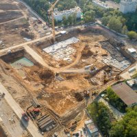 Процесс строительства ЖК «Матвеевский парк» , Август 2021