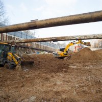 Процесс строительства ЖК «Счастье на Соколе» (ранее «Дом на Усиевича»), Январь 2018