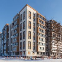 Процесс строительства ЖК «Пироговская ривьера», Январь 2017