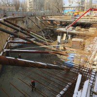 Процесс строительства ЖК «На Душинской улице», Март 2017