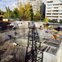 Процесс строительства ЖК «Новая Развилка», Октябрь 2017