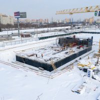 Процесс строительства ЖК «Белая Дача парк», Январь 2019