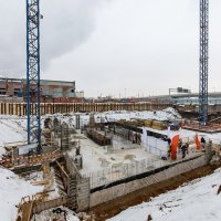 Процесс строительства ЖК «Метрополия», Декабрь 2018