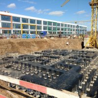 Процесс строительства ЖК «Скандинавия А101», Апрель 2017