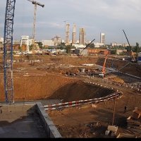 Процесс строительства ЖК «Сиреневый парк», Июнь 2019