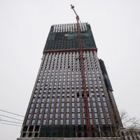 Процесс строительства ЖК «Пресня Сити», Февраль 2018