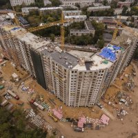 Процесс строительства ЖК «Прайм Тайм», Октябрь 2017