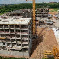Процесс строительства ЖК «Южное Бунино», Июнь 2019