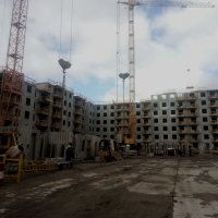 Процесс строительства ЖК «Флагман», Апрель 2018