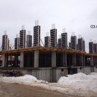 Процесс строительства ЖК «Бакеево-Парк» , Март 2017