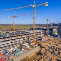 Процесс строительства ЖК «Баркли Медовая долина» , Апрель 2018
