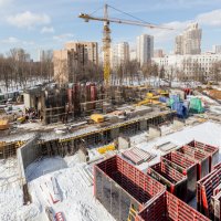 Процесс строительства ЖК «Фестиваль парк», Март 2018