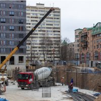 Процесс строительства ЖК «Молодогвардейский, 36», Апрель 2020