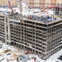 Процесс строительства ЖК «Оранж Парк», Февраль 2017