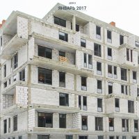 Процесс строительства ЖК «Загородный квартал», Январь 2017