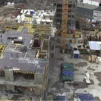 Процесс строительства ЖК «Прайм Тайм», Апрель 2017