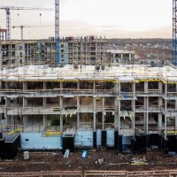 Процесс строительства ЖК «Митино О2», Апрель 2017